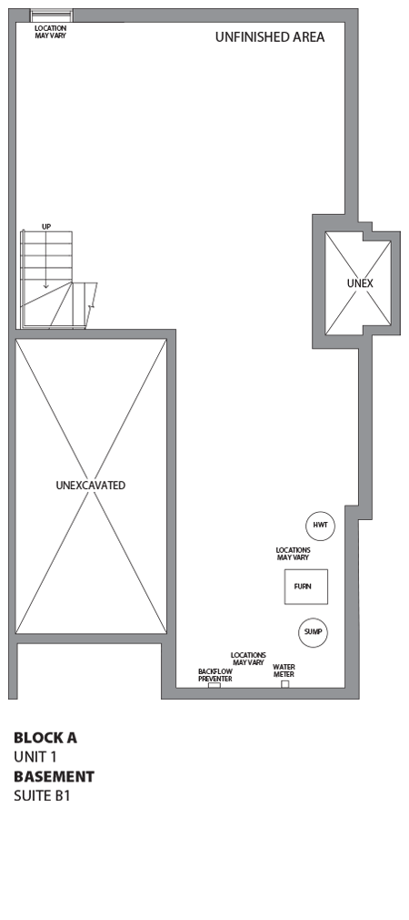 Floorplan - UNIT 1 - unit1-Basement