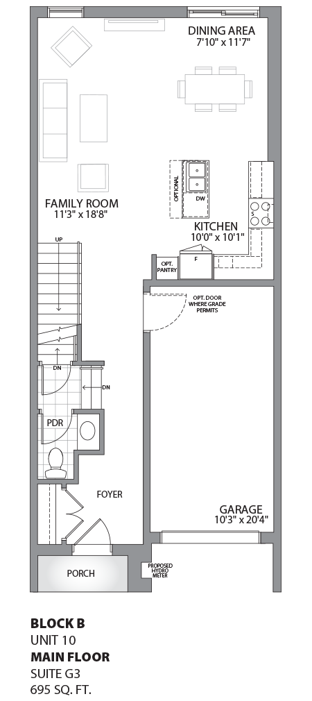 Floorplan - UNIT 10 - Ground floor