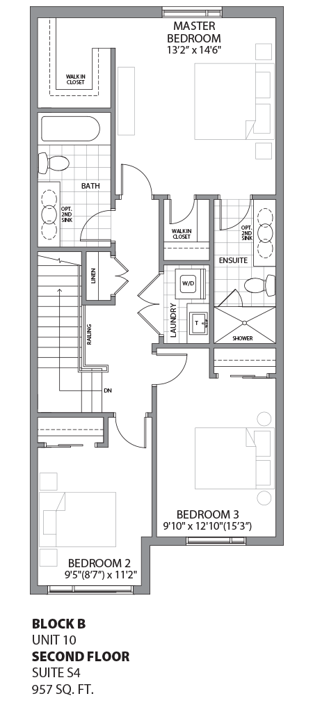 Floorplan - UNIT 10 - Second Floor