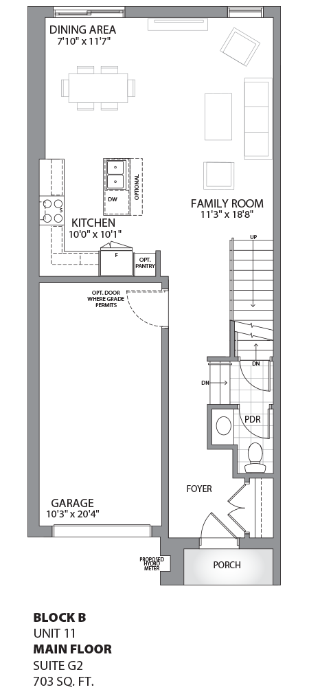 Floorplan - UNIT 11 - Ground floor