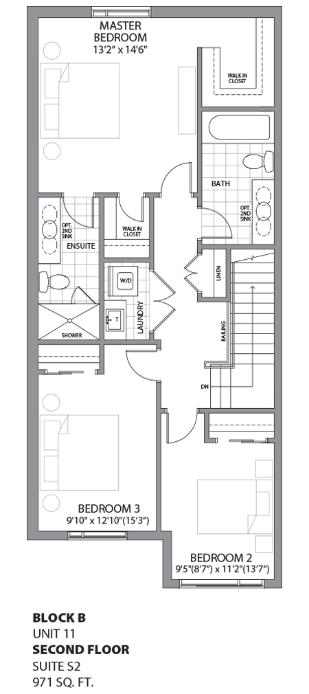 Floorplan - UNIT 11 - Second Floor