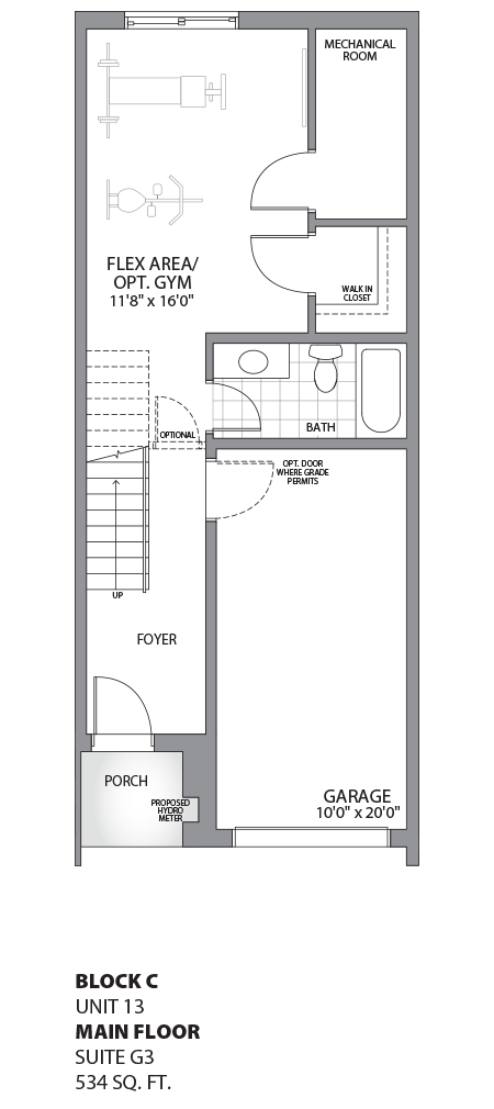 Floorplan - UNIT 13 - Ground floor