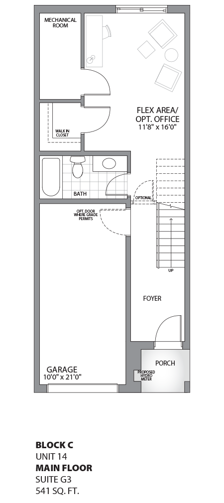 Floorplan - UNIT 14 - Ground floor