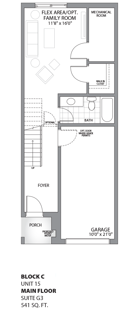 Floorplan - UNIT 15 - Ground floor