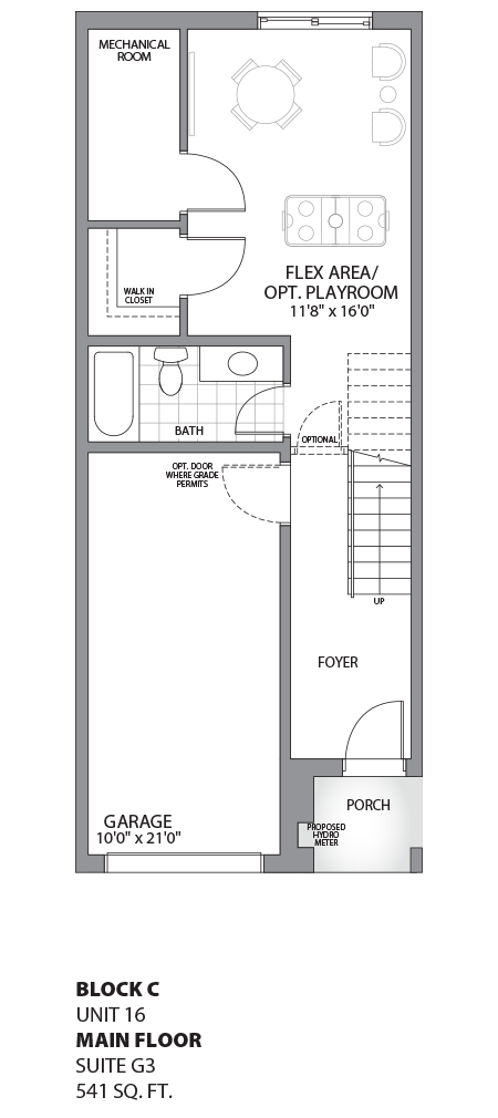 Floorplan - UNIT 16 - Ground floor