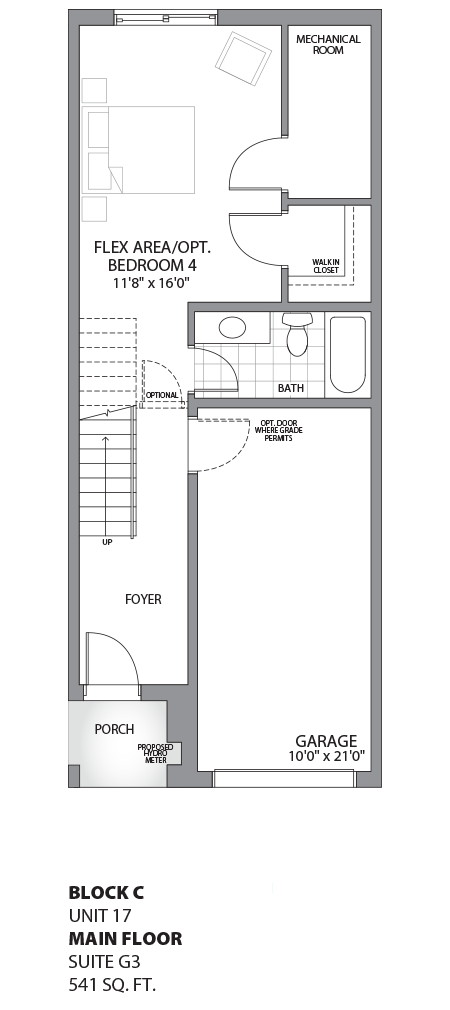 Floorplan - UNIT 17 - Ground floor