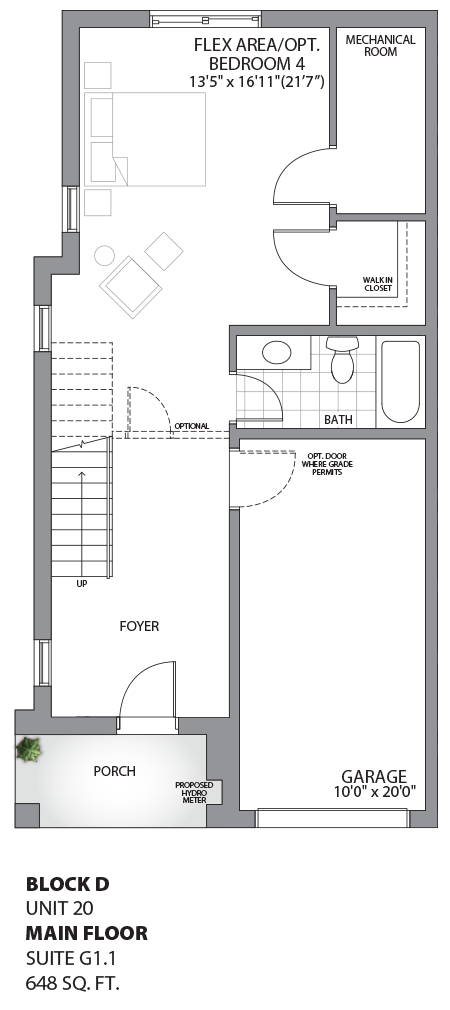 Floorplan - UNIT 20 - Ground floor