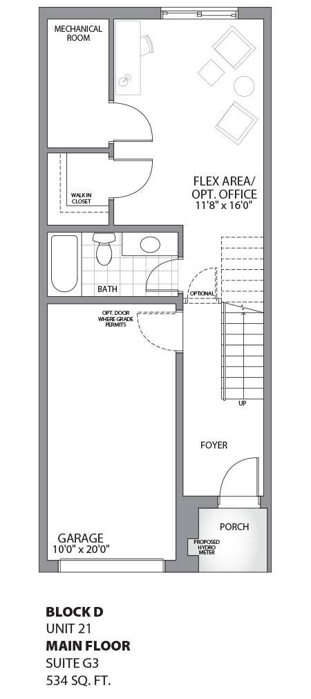 Floorplan - UNIT 21 - Ground floor