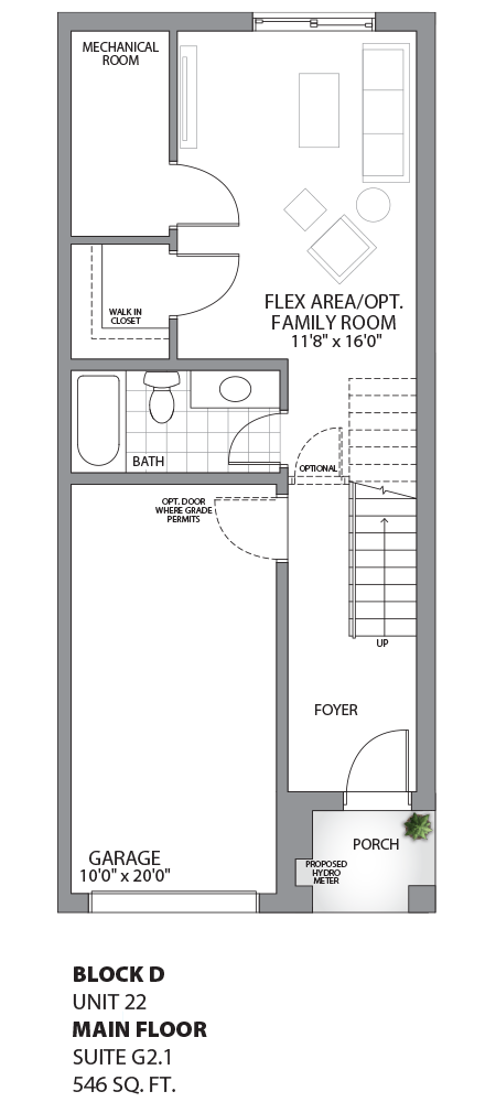 Floorplan - UNIT 22 - Ground floor
