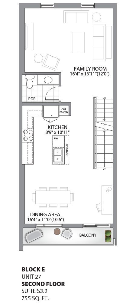 Floorplan - UNIT 27 - Second Floor