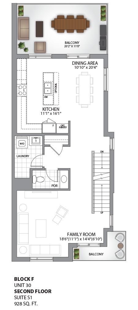 Floorplan - UNIT 30 - Second Floor
