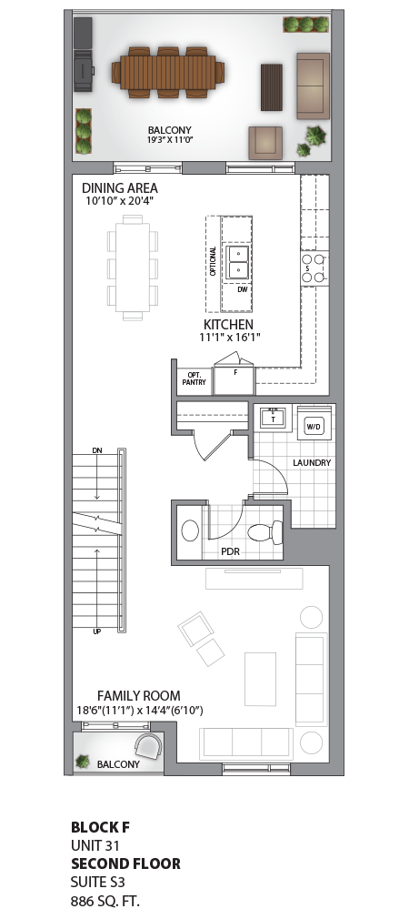 Floorplan - UNIT 31 - Second Floor