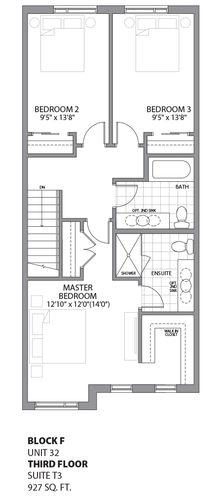 Floorplan - UNIT 32 - unit32-Third Floor