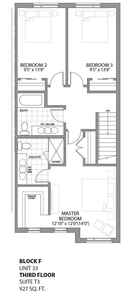 Floorplan - UNIT 33 - unit33-Third Floor