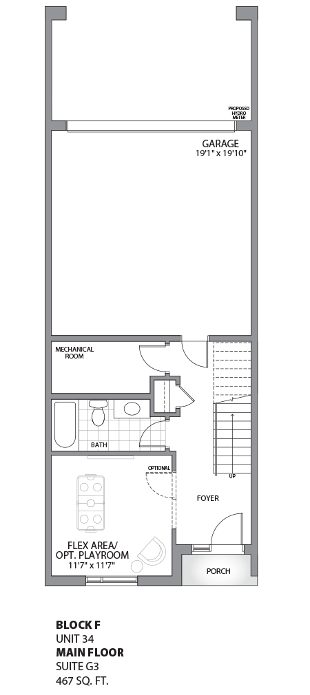 Floorplan - UNIT 34 - Ground floor