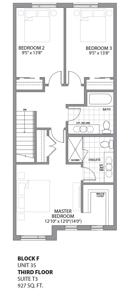 Floorplan - UNIT 35 - unit35-Third Floor