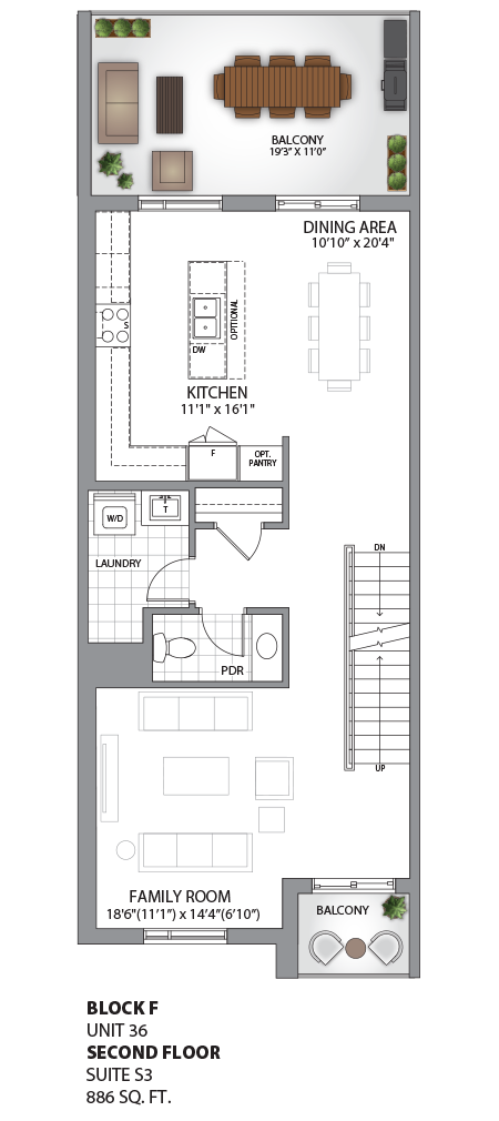 Floorplan - UNIT 36 - Second Floor