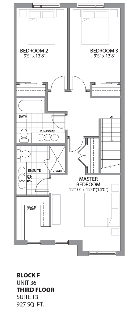 Floorplan - UNIT 36 - unit36-Third Floor