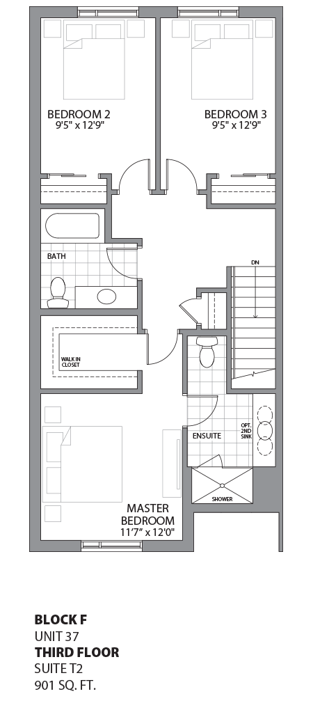 Floorplan - UNIT 37 - unit37-Third Floor
