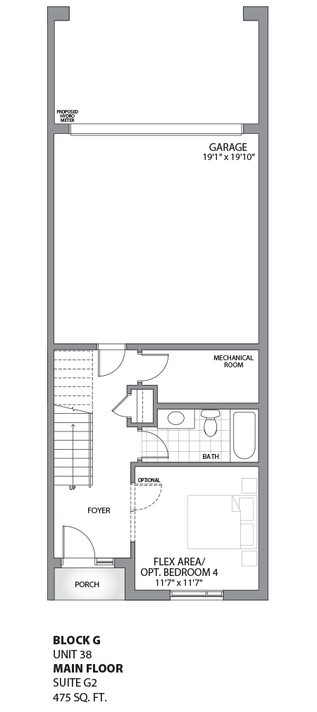 Floorplan - UNIT 38 - Ground floor