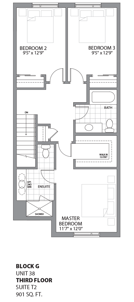 Floorplan - UNIT 38 - unit38-Third Floor