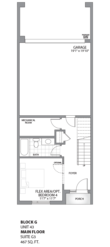 Floorplan - UNIT 43 - Ground floor