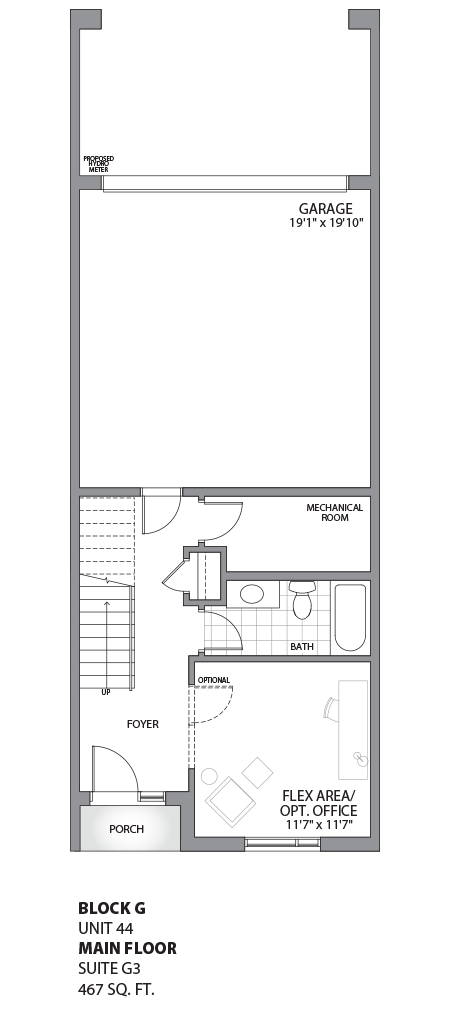 Floorplan - UNIT 44 - Ground floor