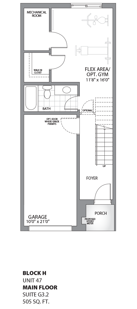 Floorplan - UNIT 47 - Ground floor
