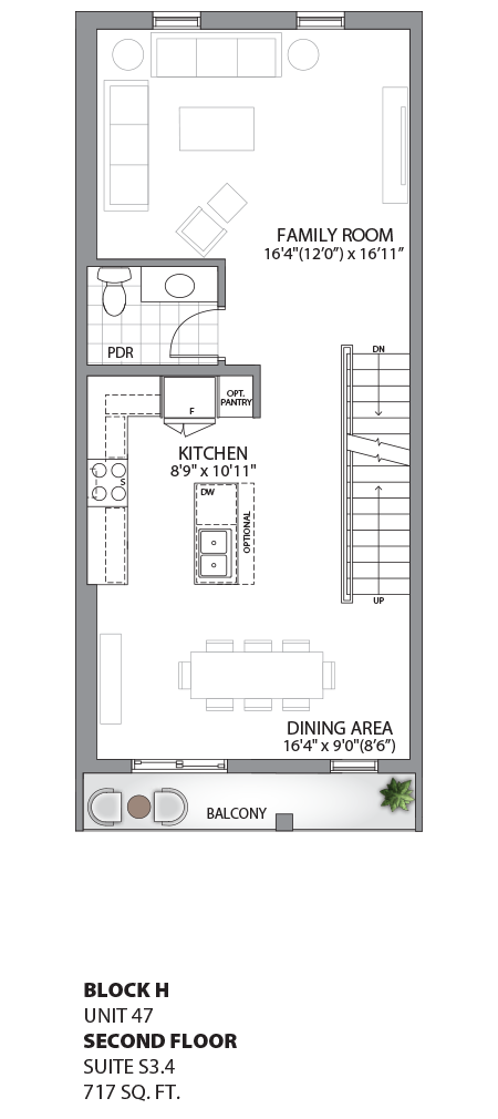 Floorplan - UNIT 47 - Second Floor