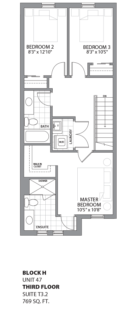 Floorplan - UNIT 47 - unit47-Third Floor