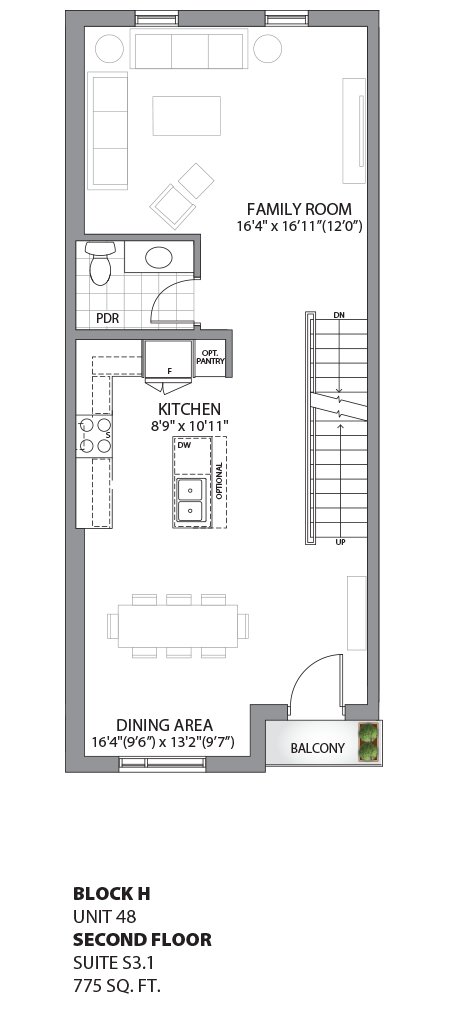 Floorplan - UNIT 48 - Second Floor