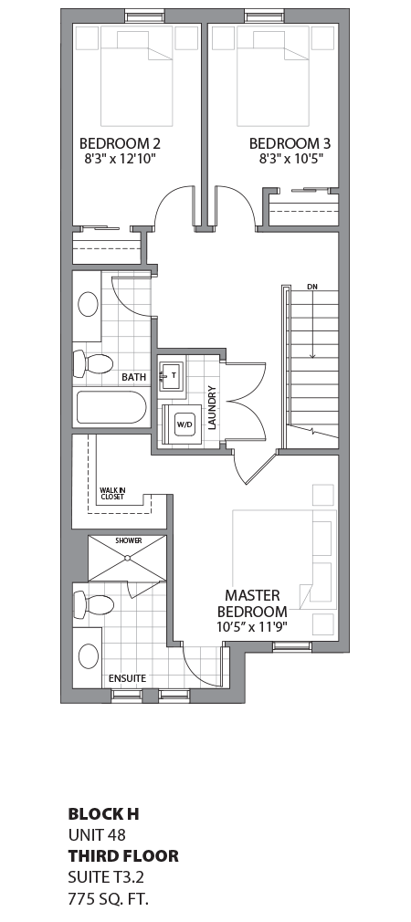 Floorplan - UNIT 48 - unit48-Third Floor