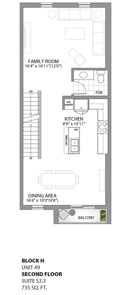 Floorplan - UNIT 49 - Second Floor