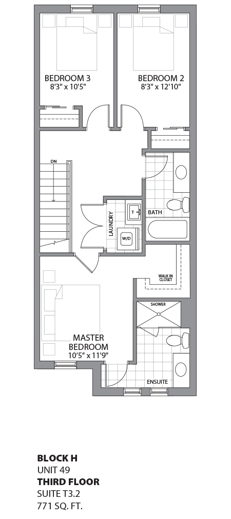 Floorplan - UNIT 49 - unit49-Third Floor