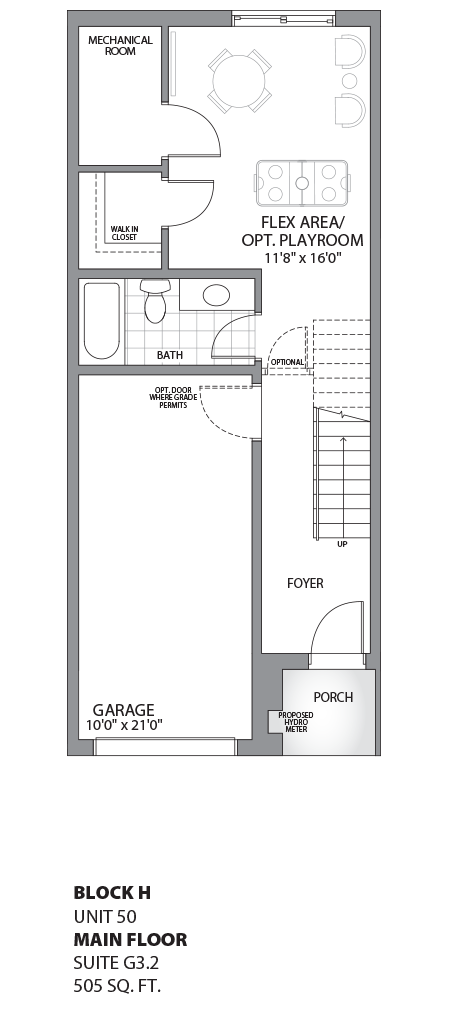 Floorplan - UNIT 50 - Ground floor
