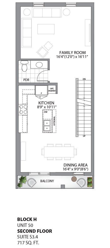 Floorplan - UNIT 50 - Second Floor