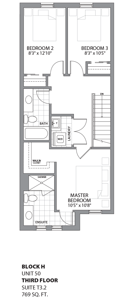 Floorplan - UNIT 50 - unit50-Third Floor