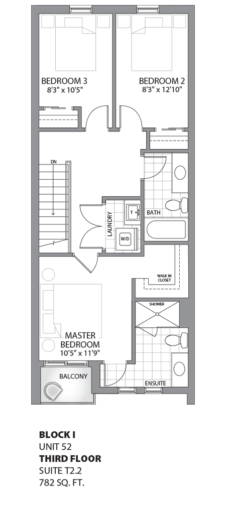 Floorplan - UNIT 52 - unit52-Third Floor