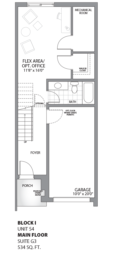 Floorplan - UNIT 54 - Ground floor