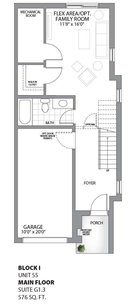 Floorplan - UNIT 55 - Ground floor