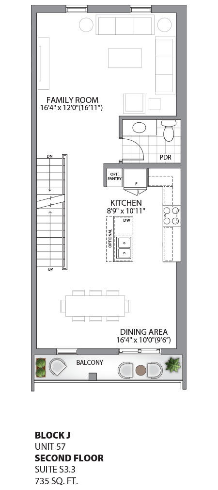 Floorplan - UNIT 57 - Second Floor