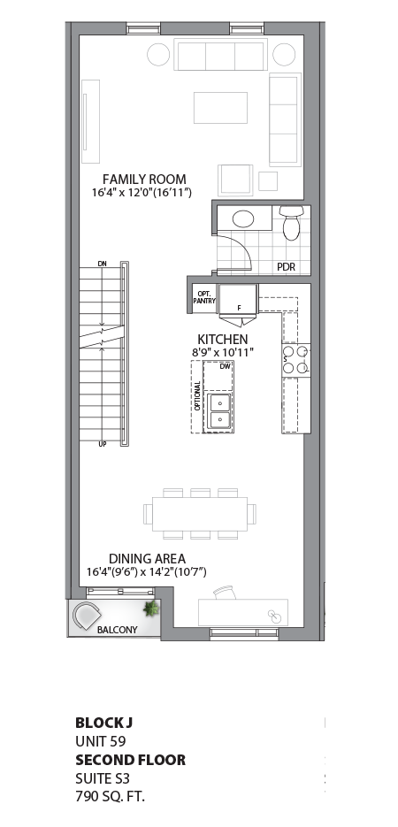 Floorplan - UNIT 59 - Second Floor
