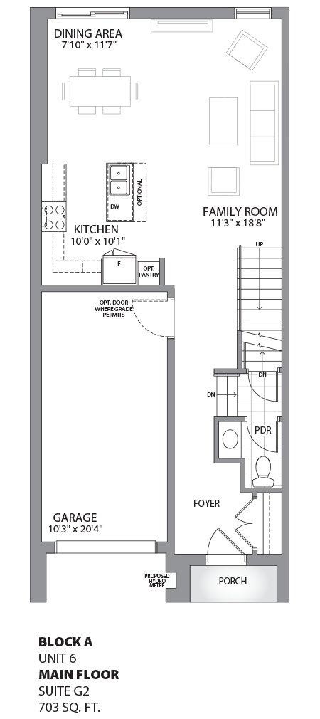 Floorplan - UNIT 6 - Ground floor