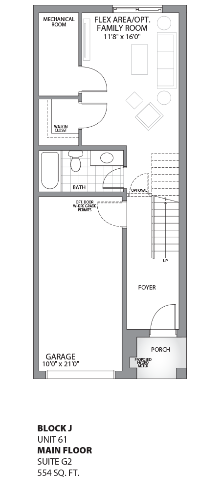 Floorplan - UNIT 61 - Ground floor