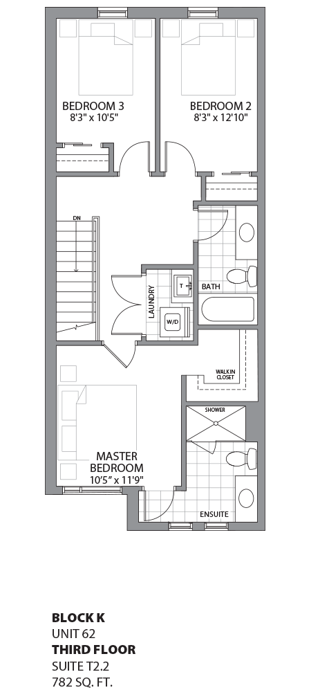 Floorplan - UNIT 62 - unit62-Third Floor
