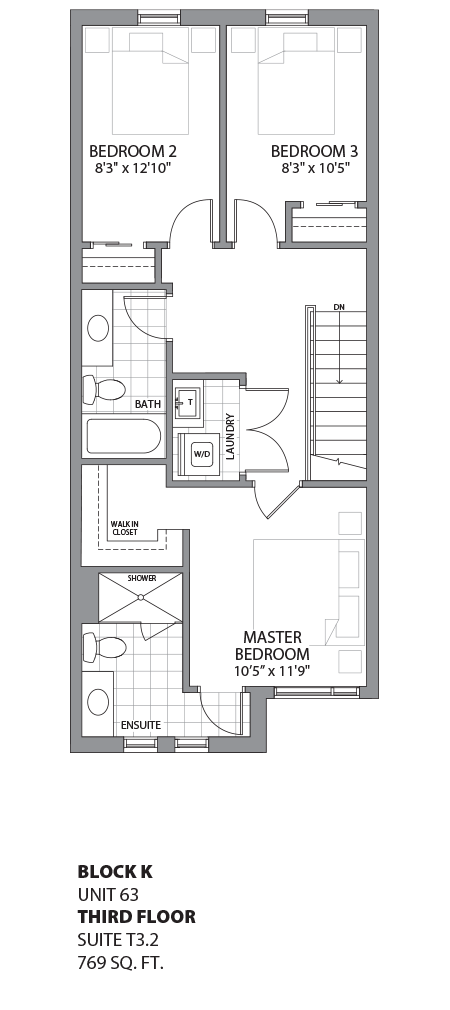 Floorplan - UNIT 63 - unit63-Third Floor