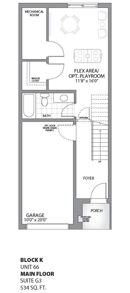 Floorplan - UNIT 66 - Ground floor
