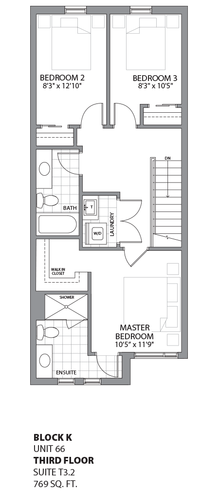 Floorplan - UNIT 66 - unit66-Third Floor