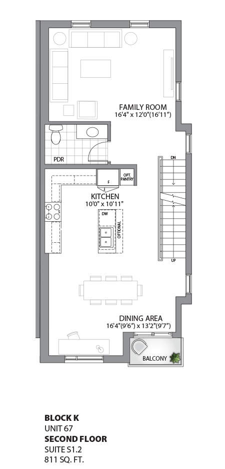 Floorplan - UNIT 67 - Second Floor