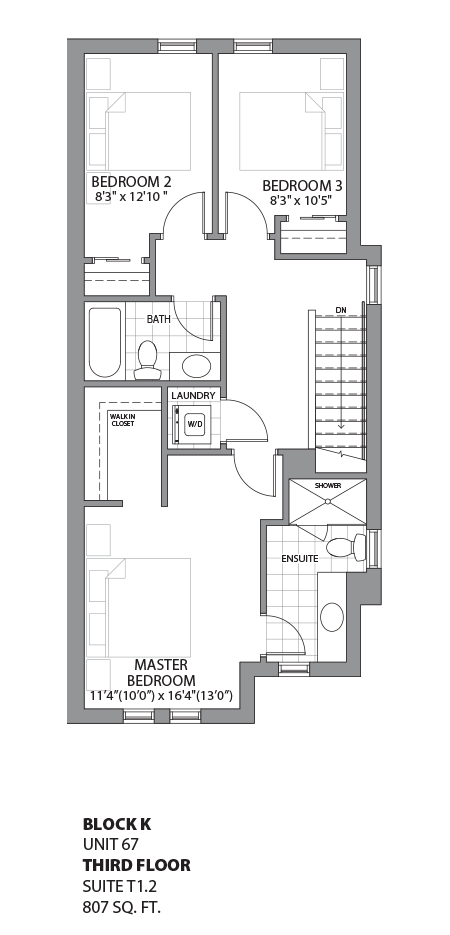 Floorplan - UNIT 67 - unit67-Third Floor